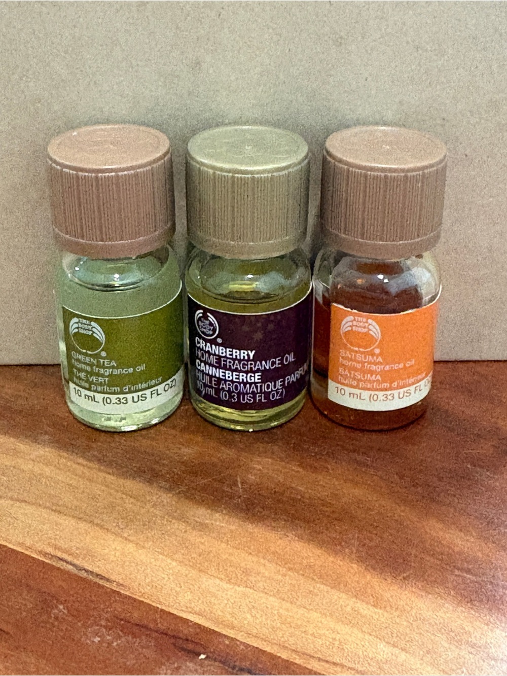 The Body Shop Home Fragrance Oil Lot of 3